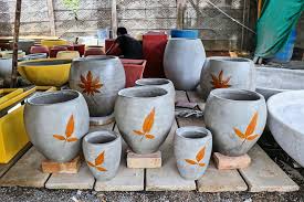 Concrete Flower Pot